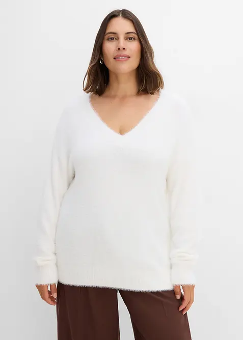 Pull en peluche, bonprix