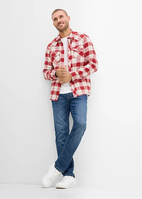 Chemise en flanelle 100% coton, bonprix