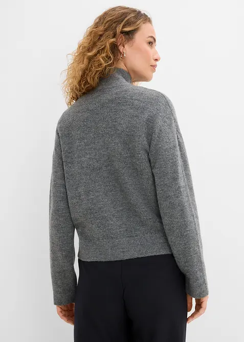 Strickjacke mit Rei&szlig;verschluss, bonprix