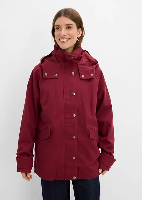 3 in 1 Jacke, wasserabweisende Longjacke, Weste, bonprix