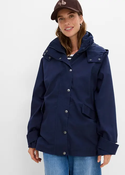 Veste 3en1 longue et d&eacute;perlante avec gilet, bonprix
