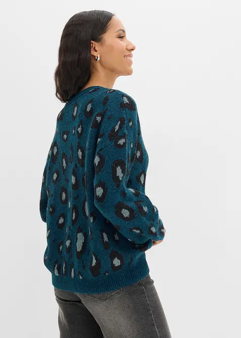 Strickjacke mit Jacquardmuster, bonprix