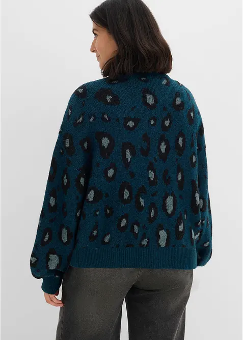 Strickjacke mit Jacquardmuster, bonprix