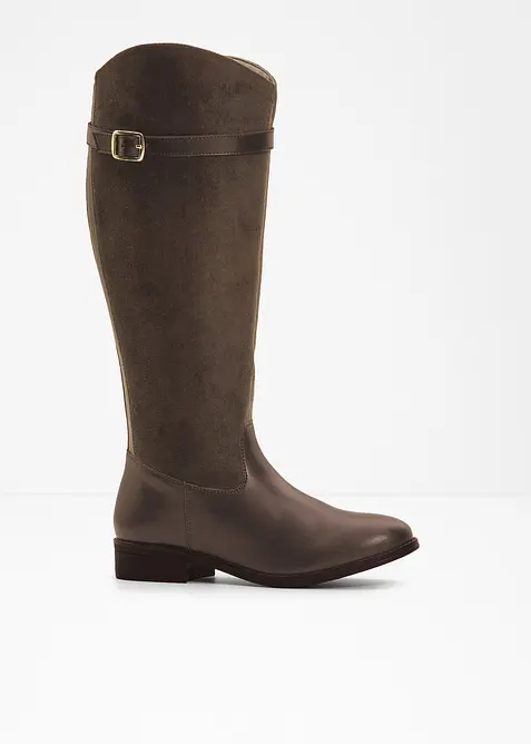 Bottes tige large avec boucle, bonprix