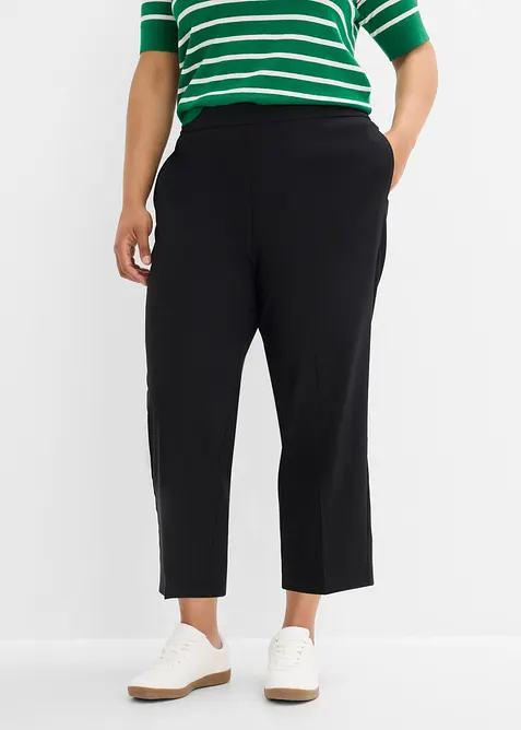 Pantalon raccourci en bengaline extensible, bonprix
