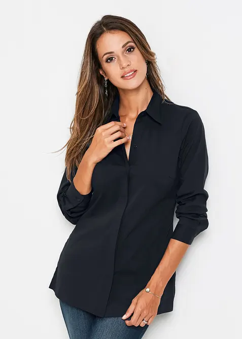 Long-Stretch-Bluse, bonprix