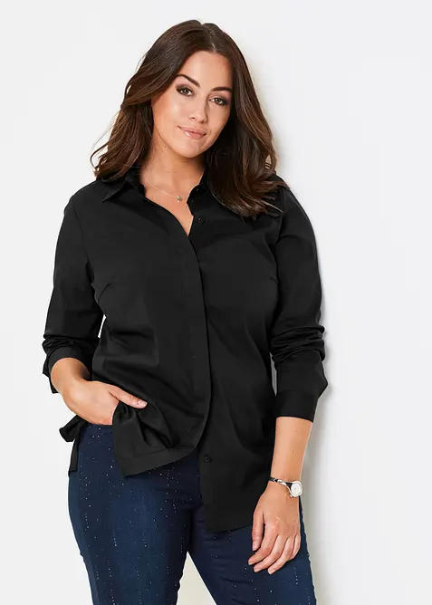 Long-Stretch-Bluse, bonprix