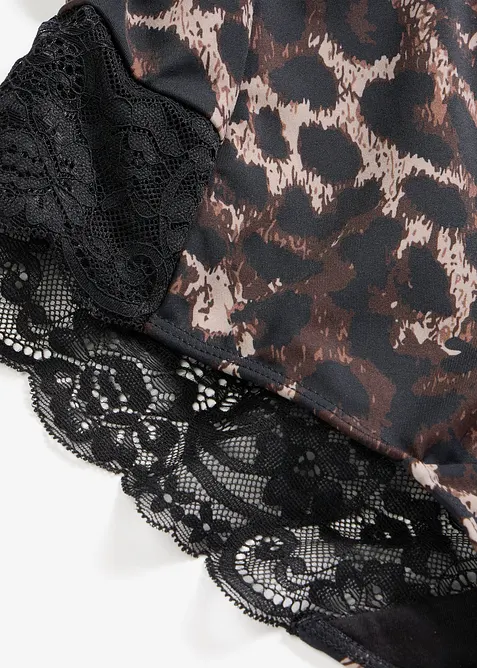 Culotte sculptante avec dentelle, maintien mod&eacute;r&eacute;, bonprix