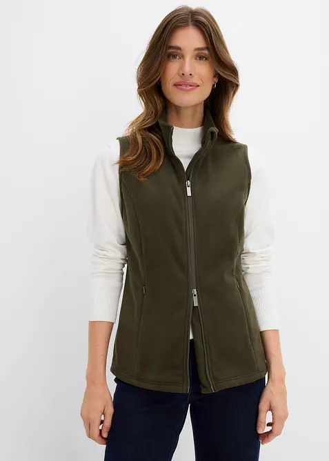 Gilet sans manches en polaire avec poches, bonprix
