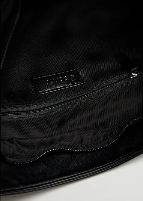 Sac &agrave; main avec d&eacute;tails en sherpa, bonprix