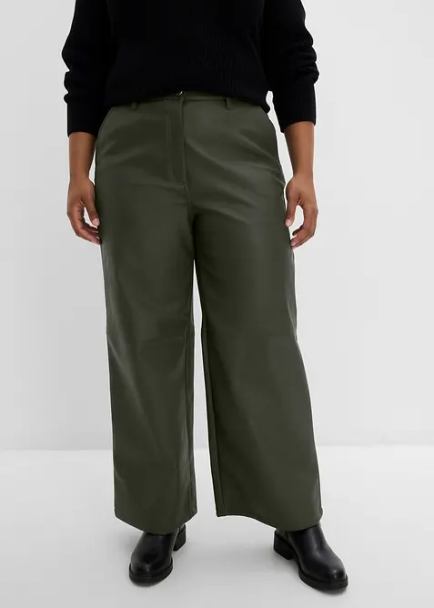 Lederimitat-Hose, bonprix