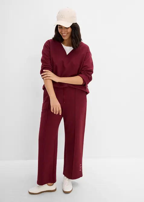 Pantalon sweat en coton extensible, bonprix