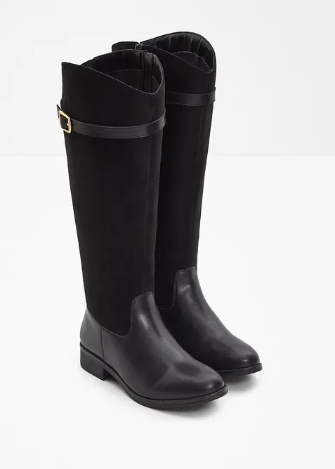 Weitschaftstiefel mit Schnalle, bonprix