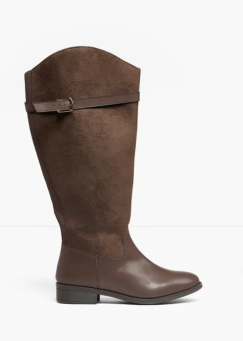 Bottes tige large avec boucle, bonprix