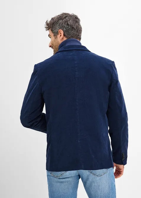 Veste de costume en velours c&ocirc;tel&eacute; extensible, Regular Fit, bonprix