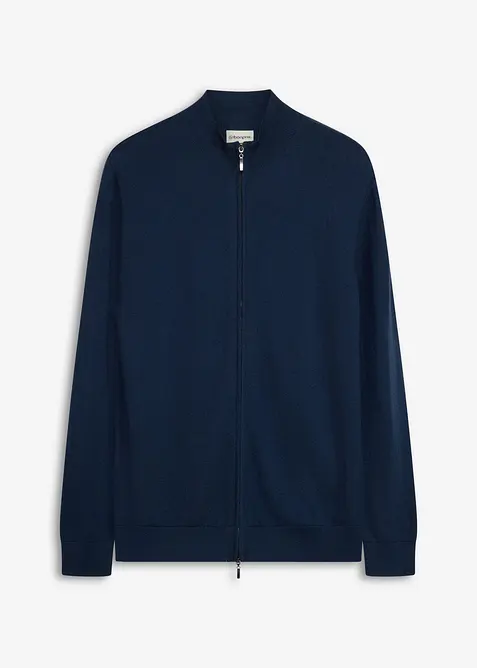 Gilet en fine maille avec laine m&eacute;rinos, bonprix