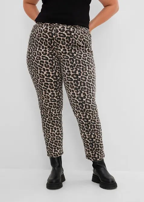 Pantalon en twill de coton extensible, bonprix