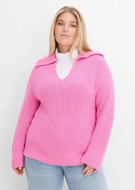 Grobstrick-Pullover, bonprix
