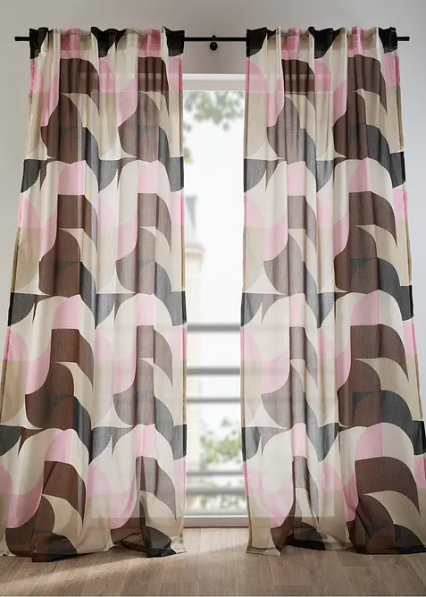 Rideau en polyester recycl&eacute; (1 pce), bonprix