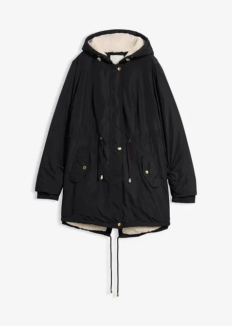 Parka avec doublure peluche, bonprix