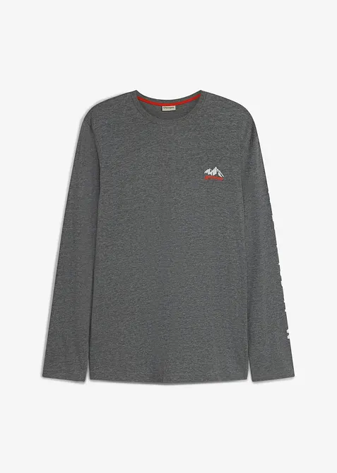 T-shirt manches longues 100% coton, bonprix