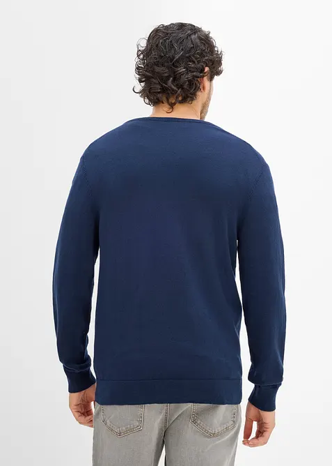 Lot de 2 pulls col V en fine maille, bonprix