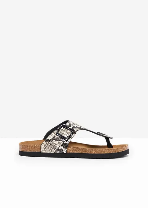 Mules entredoigt avec semelle anatomique, bonprix