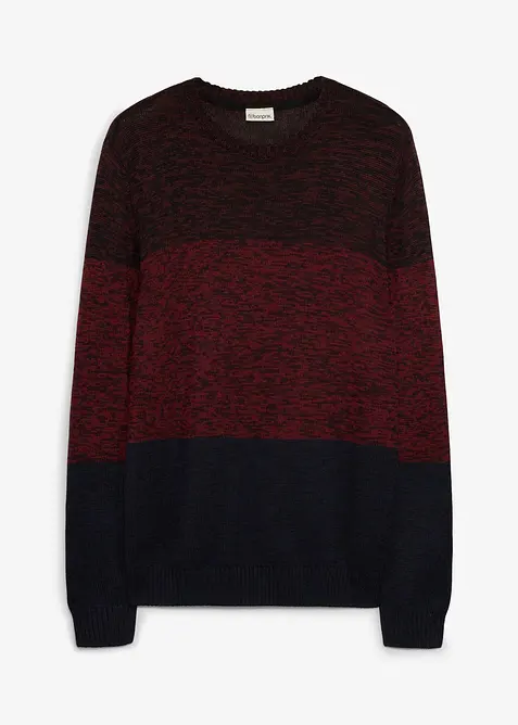 Feinstrickpullover mit Komfortschnitt aus weichem Baumwollmix, bonprix