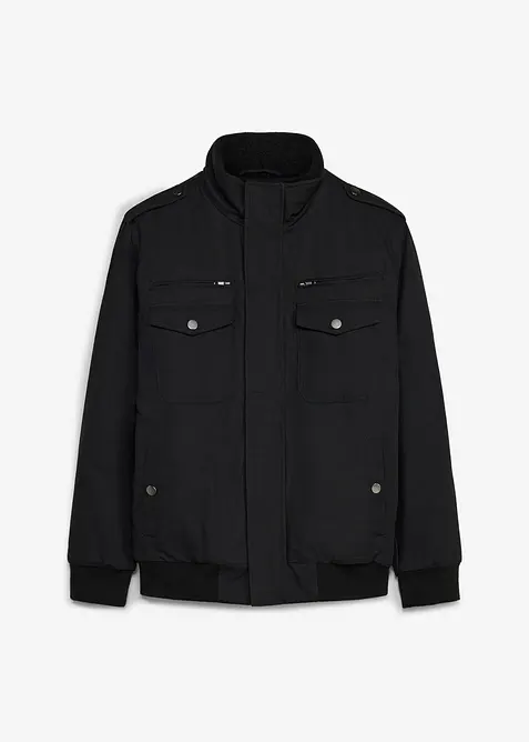 Veste d&rsquo;hiver style militaire doubl&eacute;e sherpa, bonprix