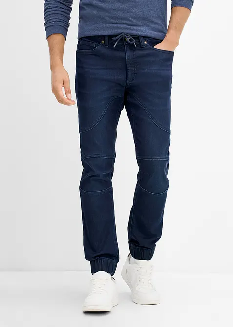 Jean jogging Regular Fit &agrave; taille extensible r&eacute;glable, Straight, bonprix