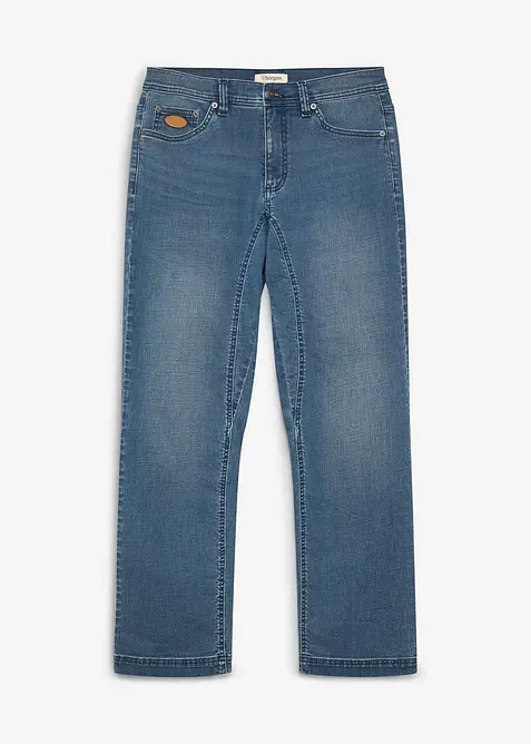Classic-Fit-Jeans mit verst&auml;rktem Schritt, Tapered, bonprix