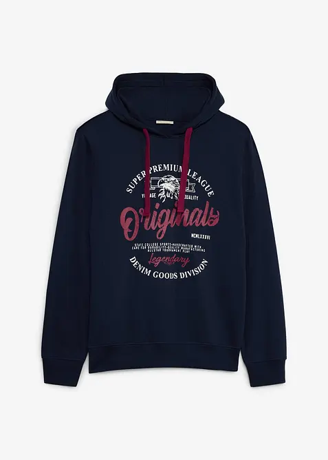 Sweat-shirt &agrave; capuche coupe confort, bonprix