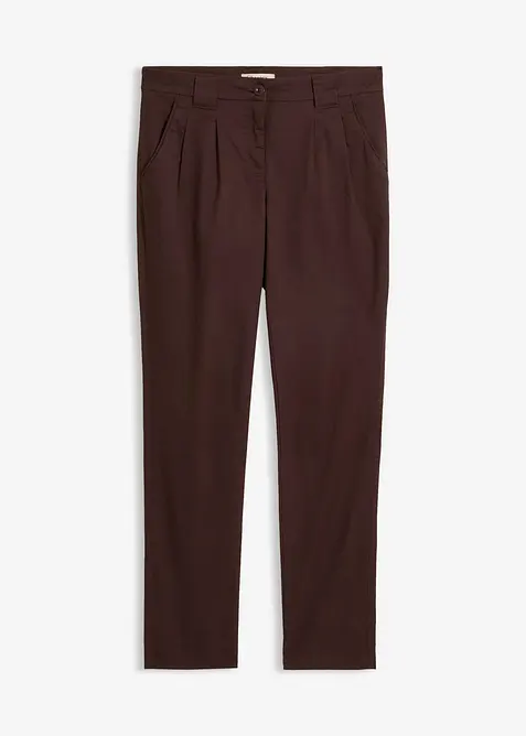 Chinohose aus elatischem Baumwoll-Mix, bonprix