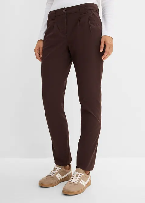 Chinohose aus elatischem Baumwoll-Mix, bonprix