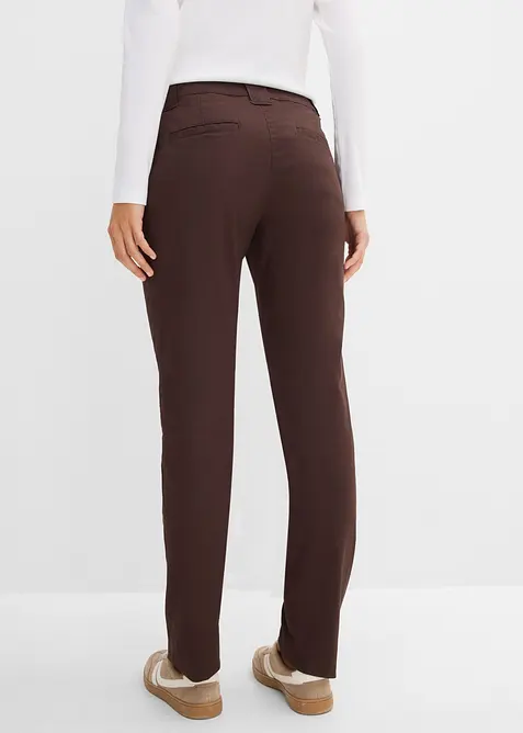 Chinohose aus elatischem Baumwoll-Mix, bonprix