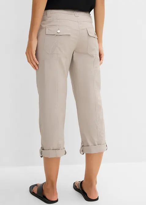 3/4-Stretch-Cargo-Hose aus Baumwoll-Mix, bonprix