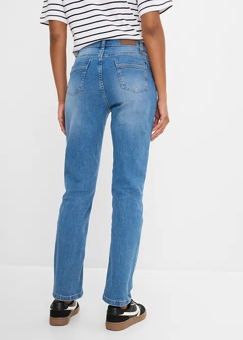 Straight-Jeans Mid Waist, Stretch, bonprix