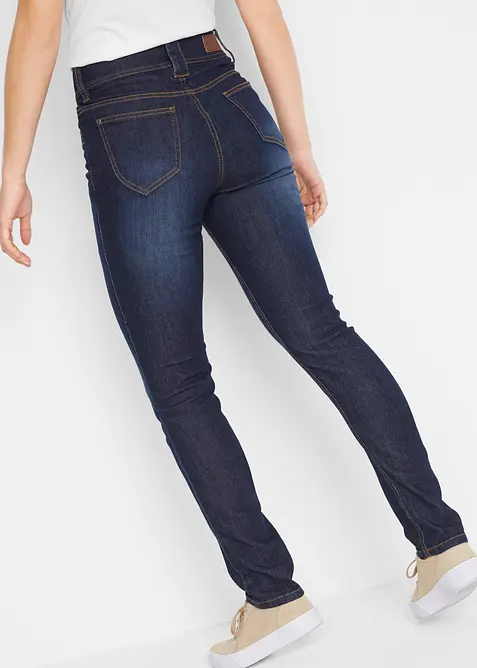 Jean slim taille haute, extensible, bonprix