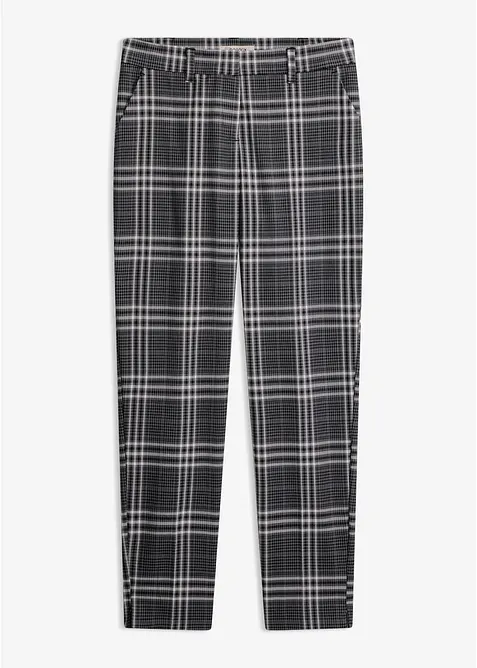 Stretch-Hose mit Karomuster, bonprix