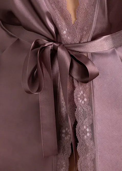 Kimono en satin, bonprix