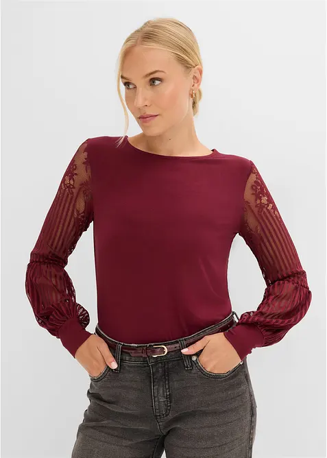 Langarmshirt aus Viskose-Mix, bonprix