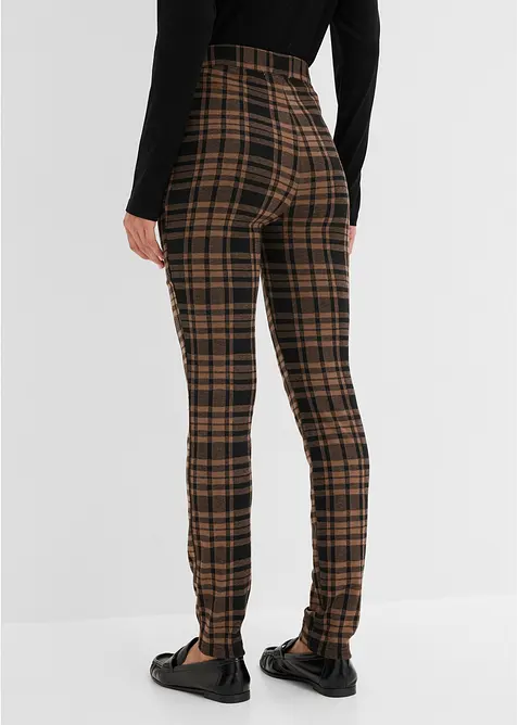 Pantalon en jersey jacquard, bonprix