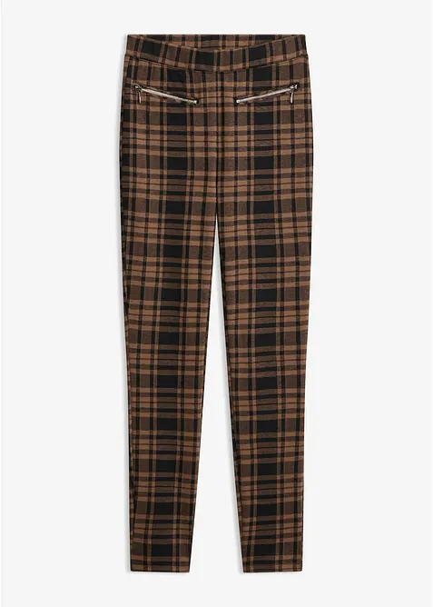 Pantalon en jersey jacquard, bonprix