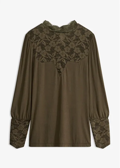 Langarmshirt aus Viskose-Mix, bonprix