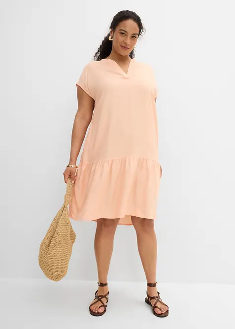 Tunika-Kleid aus feiner Viskose, bonprix