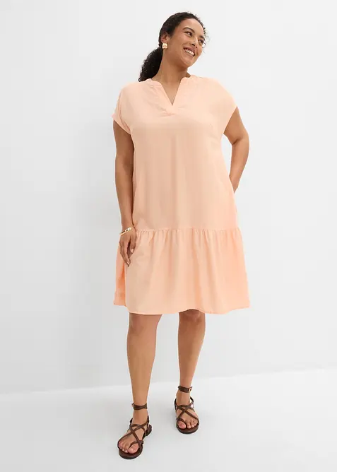 Tunika-Kleid aus feiner Viskose, bonprix