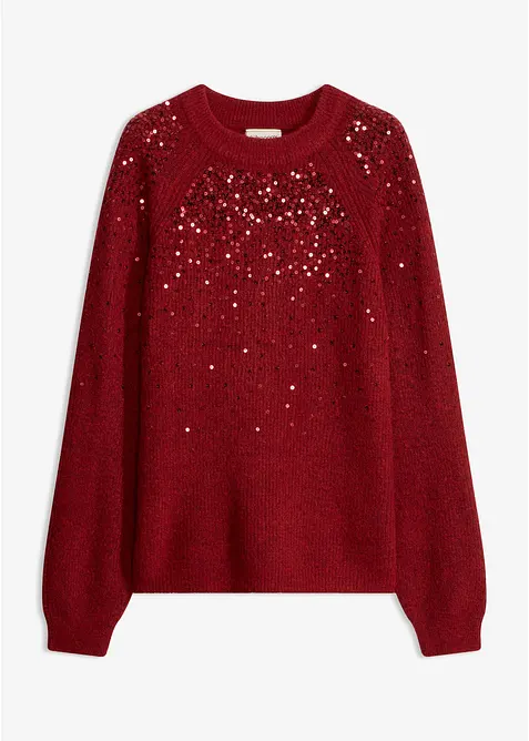 Pull &agrave; paillettes, bonprix