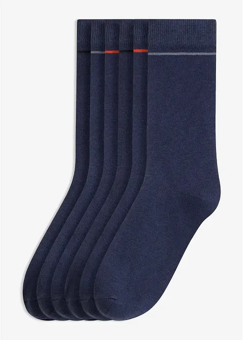 Socken mit Bio-Baumwolle (6er Pack), bonprix