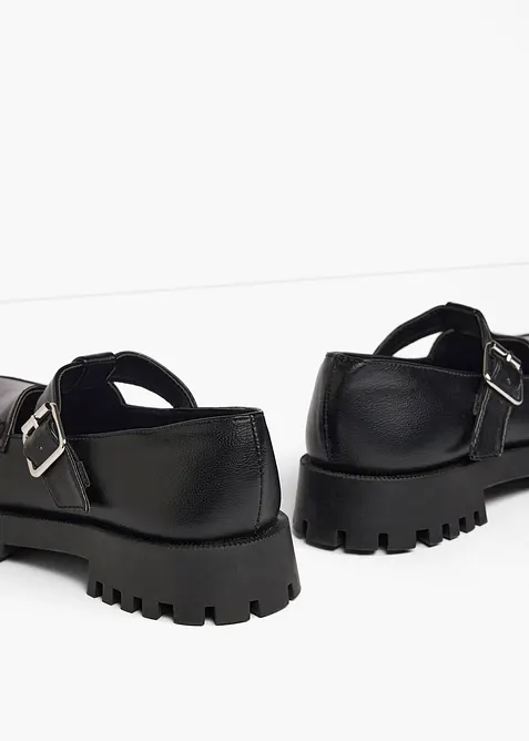 Mocassins chunky &agrave; d&eacute;coupes, bonprix