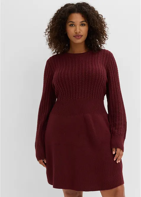 Robe en maille, bonprix